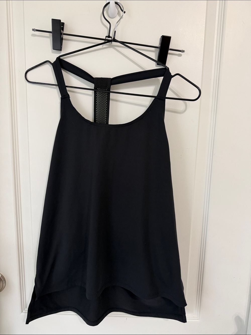 Fabletics Black Racerback Workout Tank